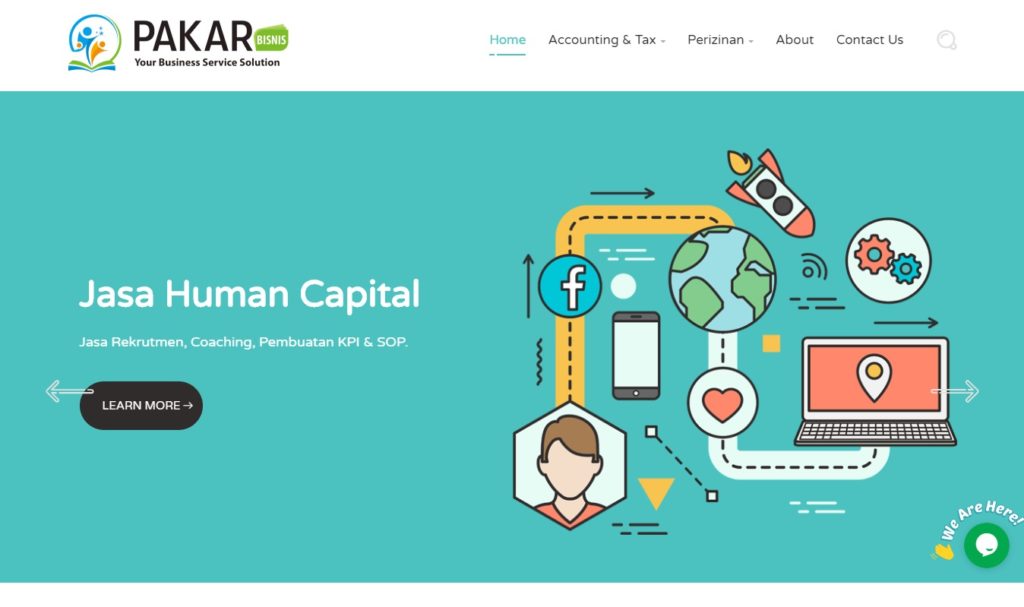 Screenshoot Website PAKAR Bisnis
