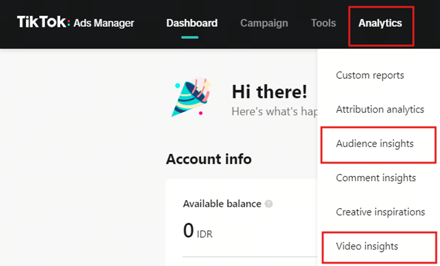 panduan cara mengakses audience insights dan video insights