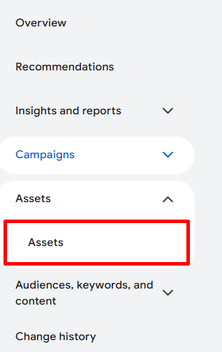 Asset Google Ads