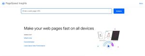 page speed insight