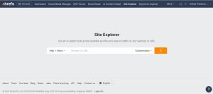 site explorer ahrefs