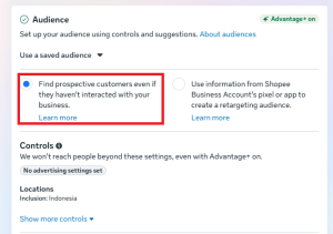 iklan prospecting CPAS meta ads