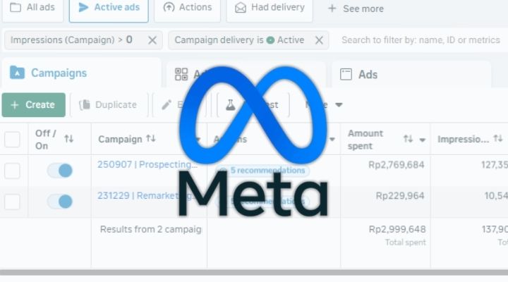 Home - Jasa Digital Marketing Agency Jakarta 21 dashboard meta ads