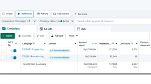 Cara Menggunakan Dashboard Meta Ads untuk Pemula 1 tampilan dashboard meta ads