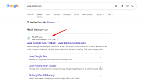Apa Beda Google Search, Display, Shopping, dan Performance Max? 1 hasil search ads