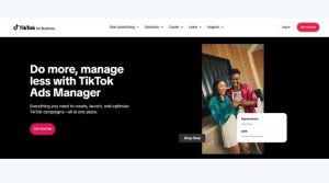tampilan tiktok ads manager