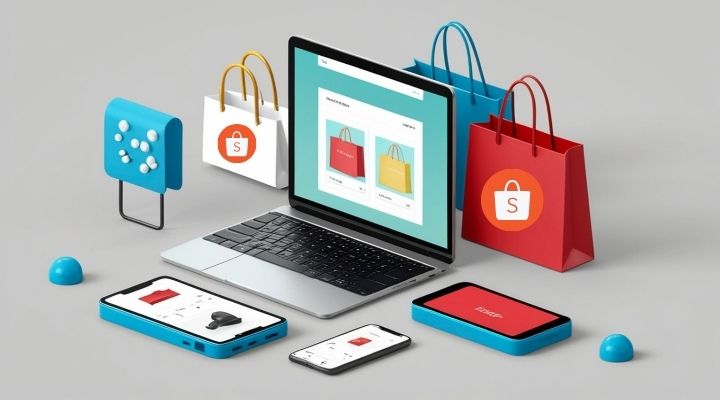 cara membuat toko di shopee