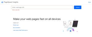page speed insight