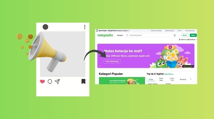 Home - Jasa Digital Marketing Agency Jakarta 19 Meta Ads Mendukung Penjualan di Tokopedia